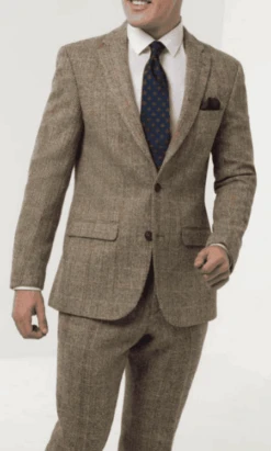 Light Brown Wedding Suit Groom Suit