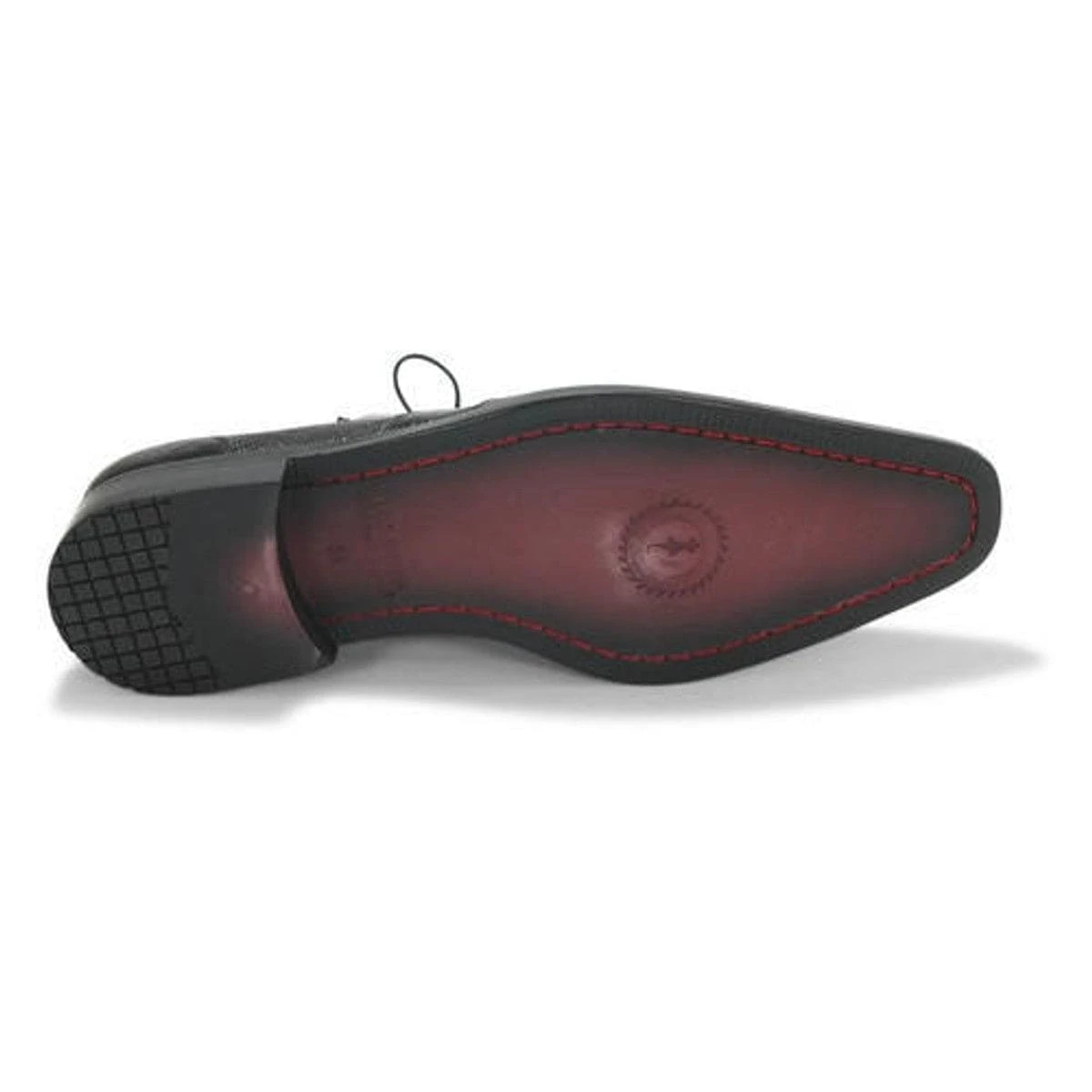 Los Altos Men's Black Crocodile Shoes Italian Toe 2 Los Altos Men's Black Crocodile Shoes Italian Toe - Image 2