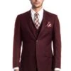 "Burgundy Slim Fit Men's Wedding Suit - Two Button Basic Vested" -Alberto Nardoni Shop mI74cTA