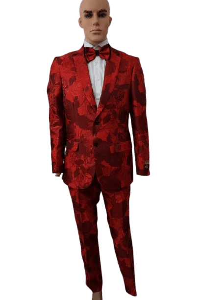 Men Red Prom Suit 1 Men Red Prom Suit