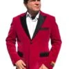 Men's Velvet ~ Fuchsia Big And TallBlazer / Sport Coat -Alberto Nardoni Shop men s velvet fuchsia big and tall blazer sport coat