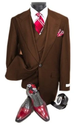 Mens 1930s Suits - Brown Suit