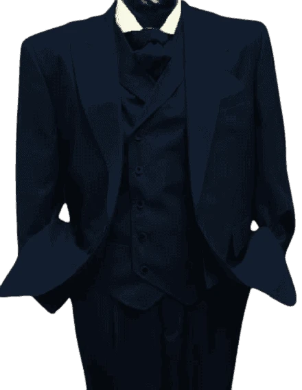 Mens 1930s Suits - Navy Suit 1 Mens 1930s Suits - Navy Suit