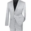 Mens 2 Button Slim Fit Paisley Prom Suit In Silver -Alberto Nardoni Shop mens 2 button slim fit paisley prom suit in silver