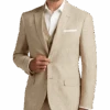 Mens Beige Linen Suit