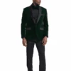 Mens Velvet Blazer - Velvet Jacket Mens Big And Tall Velvet Greeen Blazer - Sportcoat -Alberto Nardoni Shop mens big and tall velvet blazer sportcoat 31836933292284