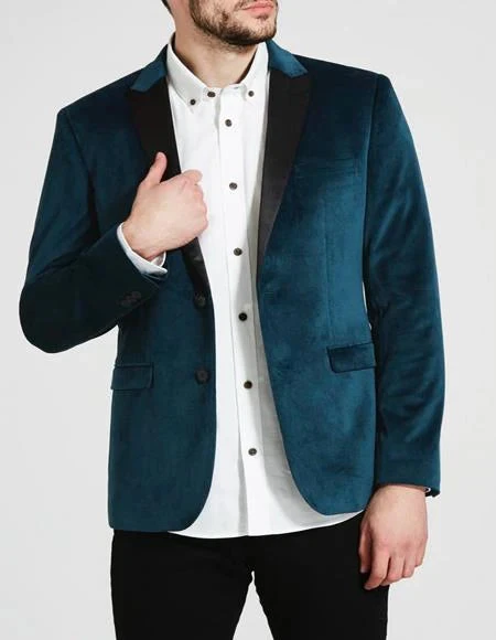 Mens Big And Tall Velvet Blazer - Velvet Dinner Jacket 1 Mens Big And Tall Velvet Blazer - Velvet Dinner Jacket