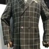 Mens Black Double Breasted Men's Black And White Pattern Plaid ~ Windowpane Men's Double Breasted Suits Jacket Blazer ~ Sport Coat -Alberto Nardoni Shop mens black double breasted men s black and white pattern plaid windowpane men s double breasted suits jacket blazer sport coat