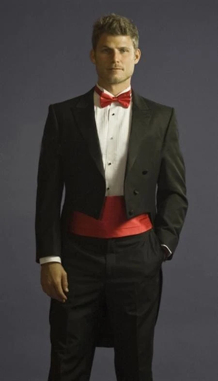 Mens Black Tuxedo With Tails 1 Mens Black Tuxedo With Tails