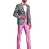 Mens Black/Pink Tuxedos 10 Mens Black/Pink Tuxedos -Alberto Nardoni Shop mens blackpink tuxedos