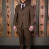 Mens Brown Wedding Suit