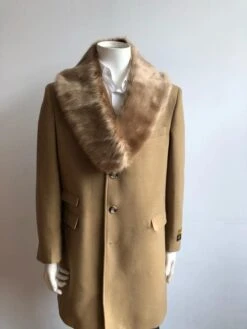 Mens Camel Car Coat