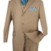 Mens Classic 3 Button Vested Dress Suit In Beige -Alberto Nardoni Shop mens classic 3 button vested dress suit in beige