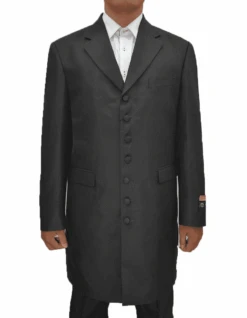 Mens Classic Vested Zoot Suit In Black