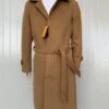 Mens Full Length Wool And Cashmere Overcoat - Winter Topcoats - Camel Coat