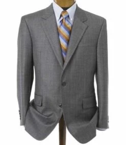 Mens Gray Linen Suit