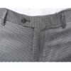 Mens Grey Houndstooth Dress Pants