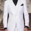 Mens John Travolta Saturday Night Fever Disco Suit Jacket In White