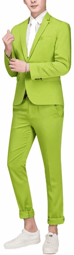 Mens Linen Suits - Summer Apple Suit