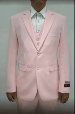 Mens Linen Suits - Summer Pink Suit