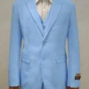 Mens Linen Suits - Summer Sky Blue Suit 3 Mens Linen Suits - Summer Sky Blue Suit -Alberto Nardoni Shop mens linen suits summer sky blue suit