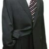 Mens Gray Single Breasted Linen Suit