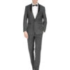 Mens Prom Tuxedo Suit Charcoal Grey Prom Suit
