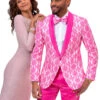 Mens Prom Tuxedo Suit Hot Pink Prom Suit