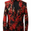 Mens Red/Black Prom Suit -Alberto Nardoni Shop mens redblack prom suit