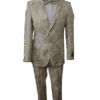 Mens Silver Prom Suit