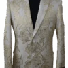 Mens Silver/Gold Prom Suit