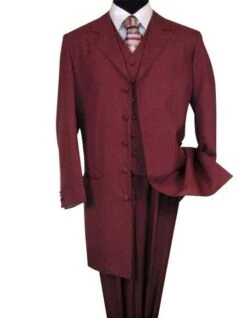 Mens Suits In The 1920s - 1920s Maroon Suit Style