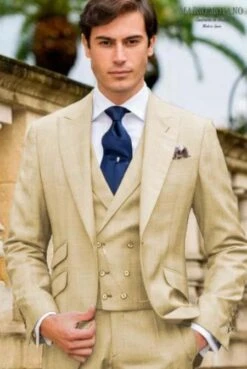 Mens Suits Tan -Alberto Nardoni Shop mens suits ivory 2