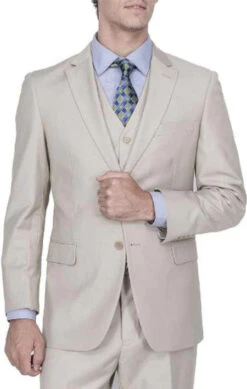 Mens Suits Pasadena - Side Vents Suits - Slim Flat Front Pants