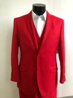 Mens Suits Pasadena - Mens Red Suits