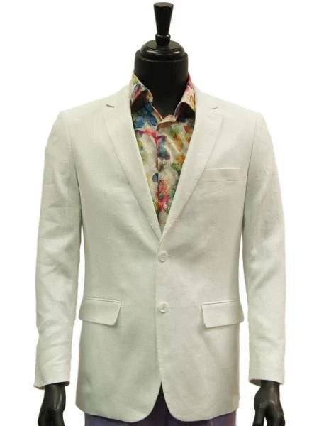 Mens Summer Blazer - Cream - Off White - Ivory Designer Fashion Dress Casual Blazer On Sale Linen Casual Blazer - Summer Blazer 1 Mens Summer Blazer - Cream - Off White - Ivory Designer Fashion Dress Casual Blazer On Sale Linen Casual Blazer - Summer Blazer