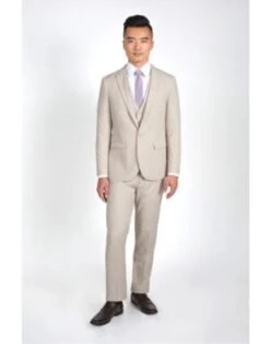 Mens Tan Groomsmen Suits