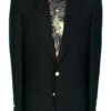 Wholesale Mens Jackets - Wholesale Blazer - 2 Button Texture Black Blazer
