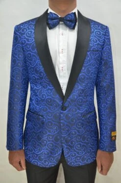 Mens Vegas Royal Blue Tuxedo