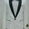 Mens Vegas White/ Black Tuxedo -Alberto Nardoni Shop mens vegas white black tuxedo