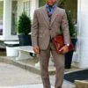 Mens Winter Suits - Mens Brown Tweed Suit