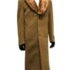 Moscow: MENS WOOL CASHMERE OVERCOAT WITH FUR COLLAR 48 INCHES CAMEL -Alberto Nardoni Shop moscow mens wool cashmere overcoat with fur collar 48 inches camel