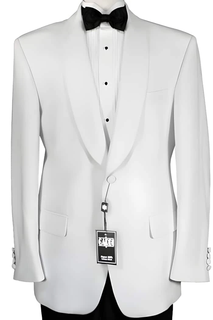 Two Buttons White Dinner Jacket One Button Luxurious Microfiber Fabric White Dinner Jacket 1 Two Buttons White Dinner Jacket One Button Luxurious Microfiber Fabric White Dinner Jacket