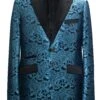 Paisley-400 Teal - Mens Wholesale Blazers -Alberto Nardoni Shop paisley 400 teal mens wholesale blazers