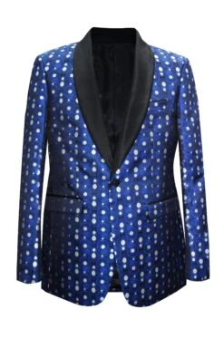 Paisley-503 Royal Blue - Mens Wholesale Blazers