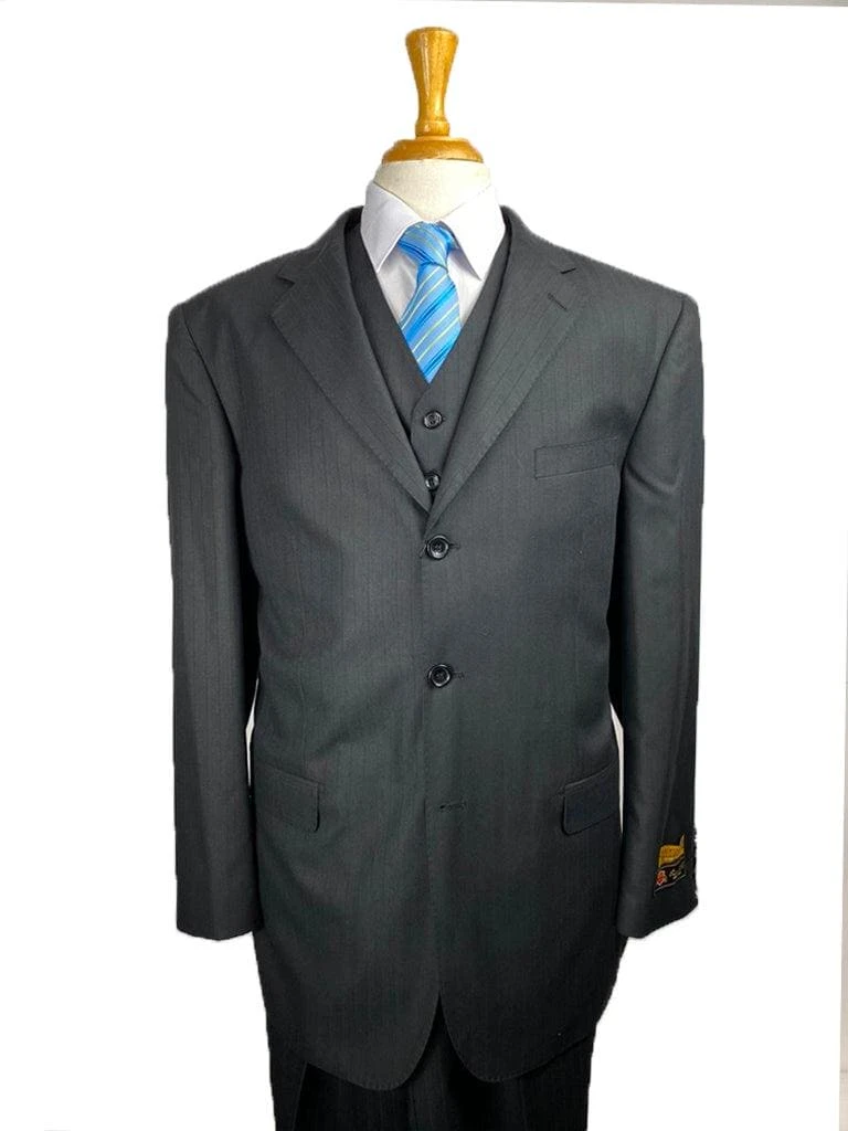 Plus Size Mens Suits - Plus Size Business Suits Black-SS 1 Plus Size Mens Suits - Plus Size Business Suits Black-SS