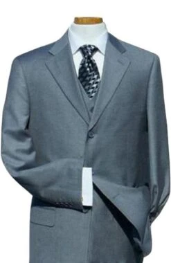 Plus Size Mens Suits - Plus Size Business Suits Grey