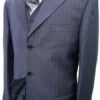 Plus Size Mens Suits - Plus Size Business Suits Navy.Pinstripe