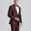 Prom Suits - Paisley Suits - Bright Colored Suits - HomecomingSuit + Matching Bowtie -Alberto Nardoni Shop prom suits paisley suits bright colored suits homecoming suit matching bowtie 31851376869628