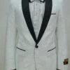 Prom Tuxedo For Men - Vegas White/ Black